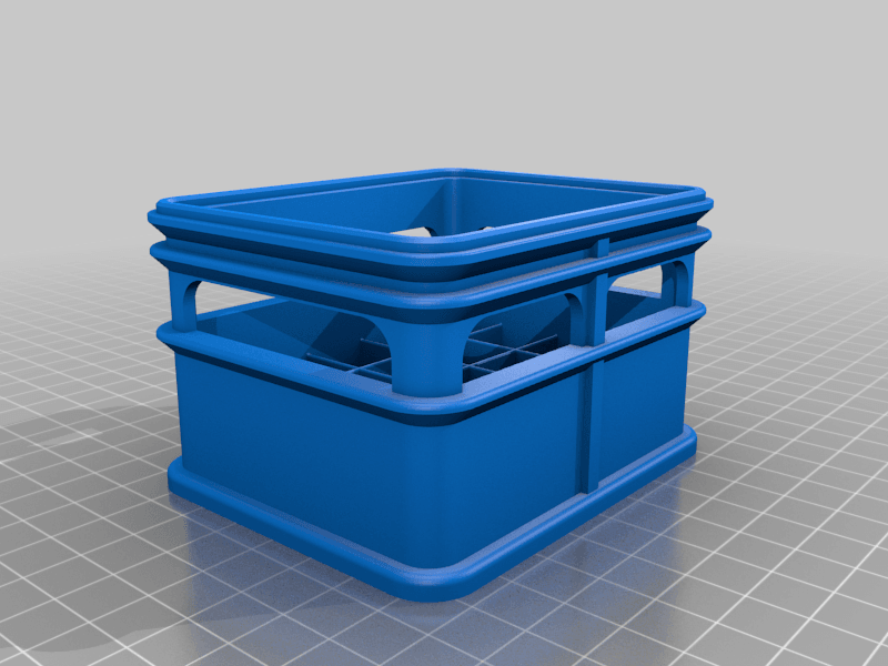 Stackable AA Beer Crate 3d model