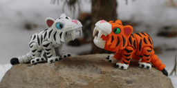 Biting Saber-toothed Tiger 3d model