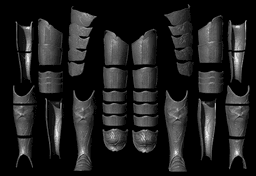 HOSLOW'S LEG ARMOR GREAVES AND TASSETS life size cosplay – Elden Ring Fan Art STL 3d model