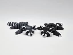 Cute Flexi Raccoon 3d model