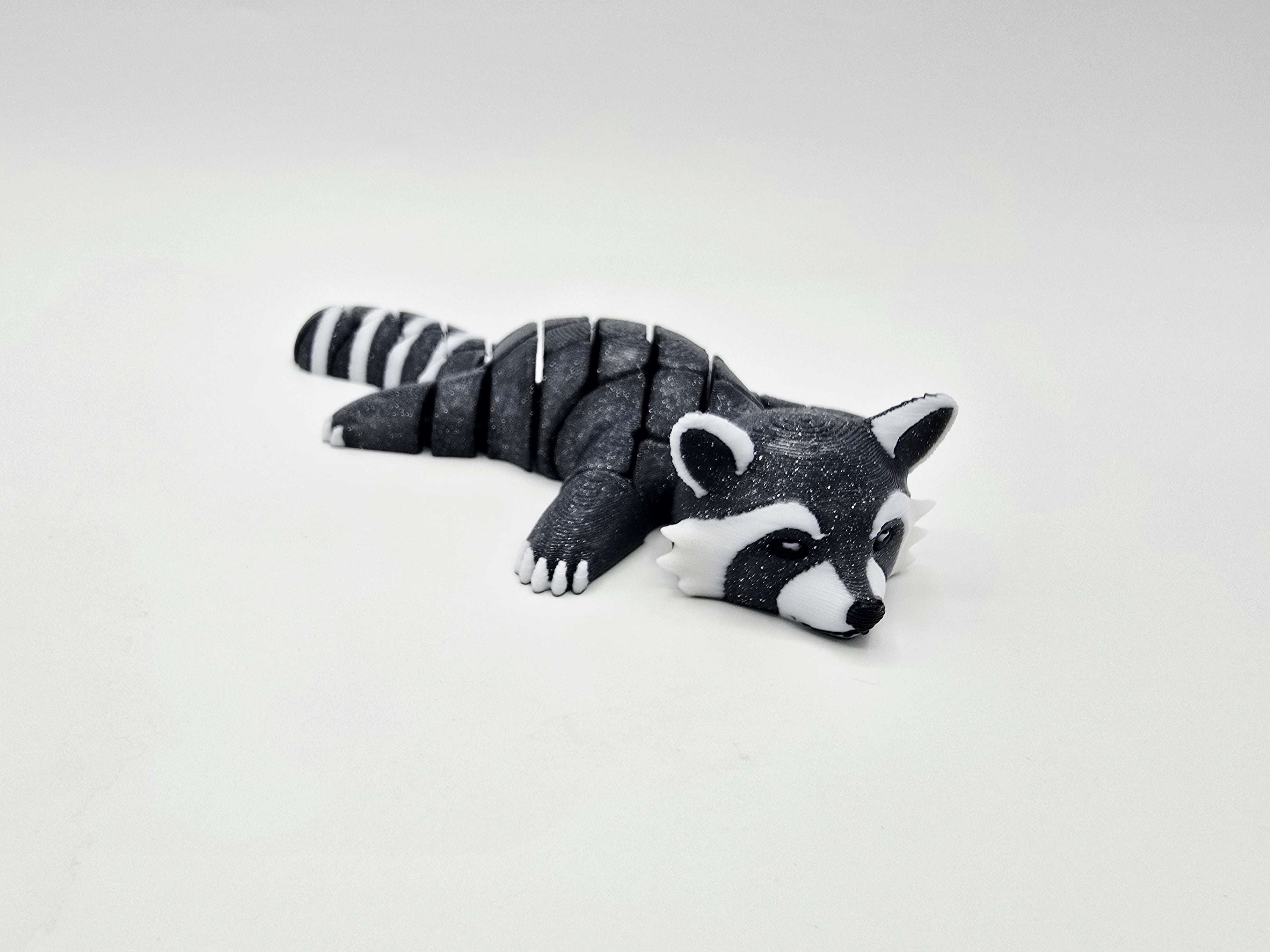 Cute Flexi Raccoon 3d model
