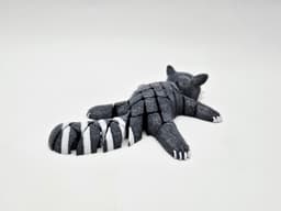 Cute Flexi Raccoon 3d model