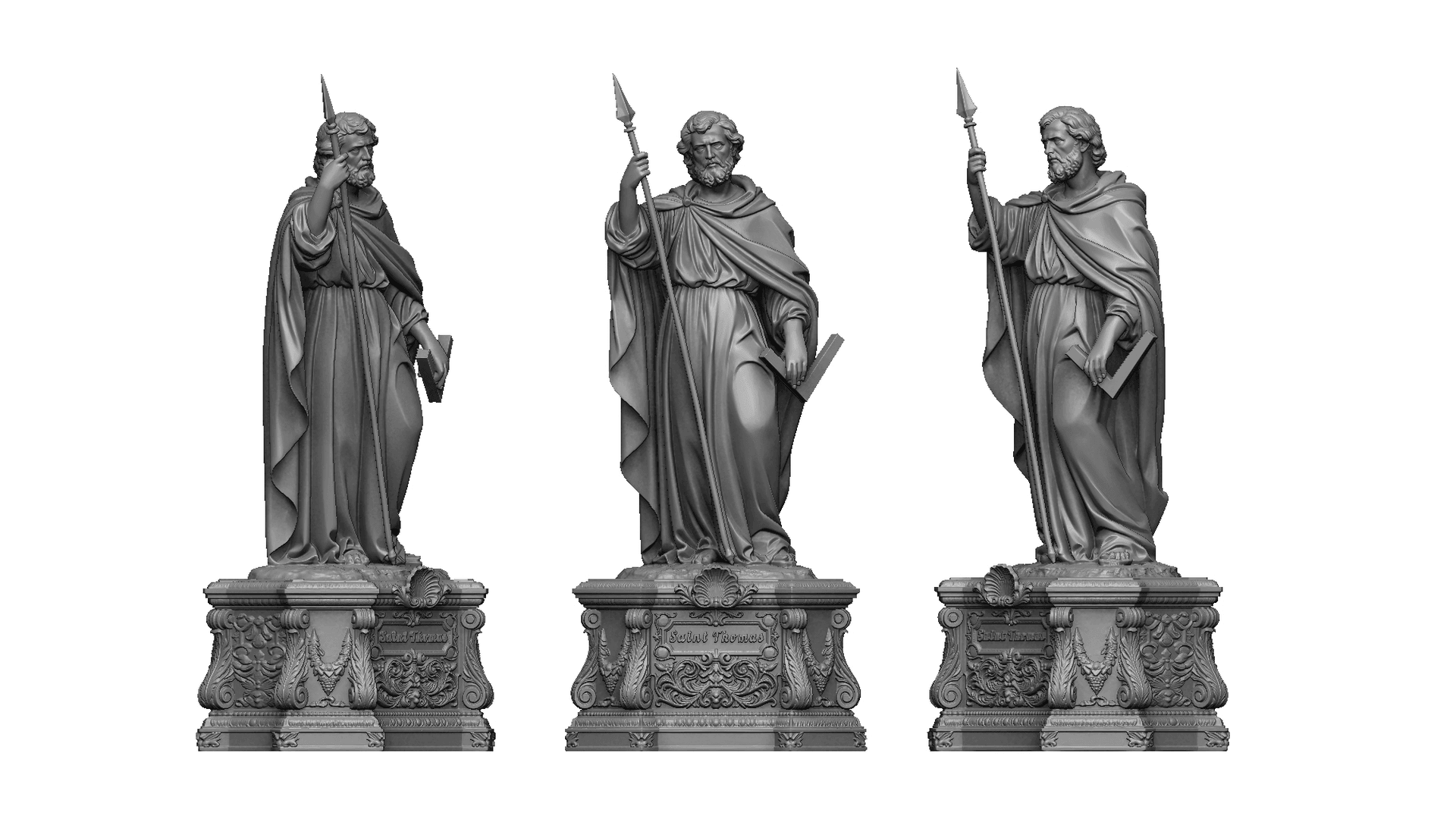 Saint Thomas 3D Scanning STL Printable 3d model