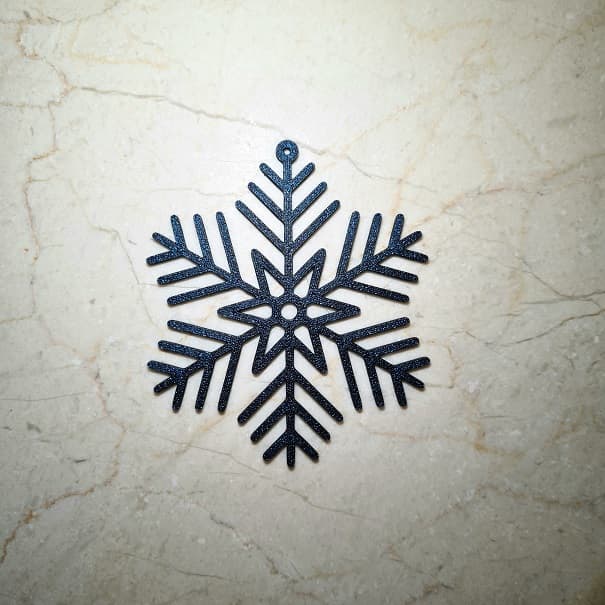 snowflake 3d model