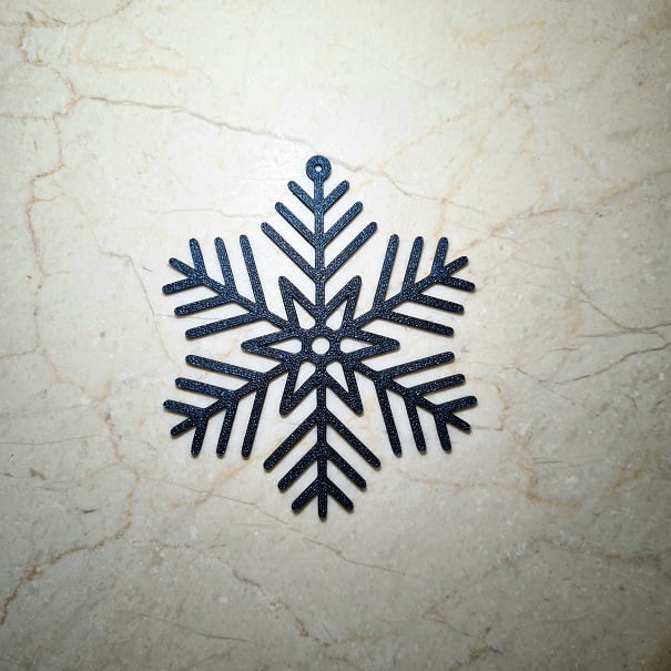 snowflake 3d model