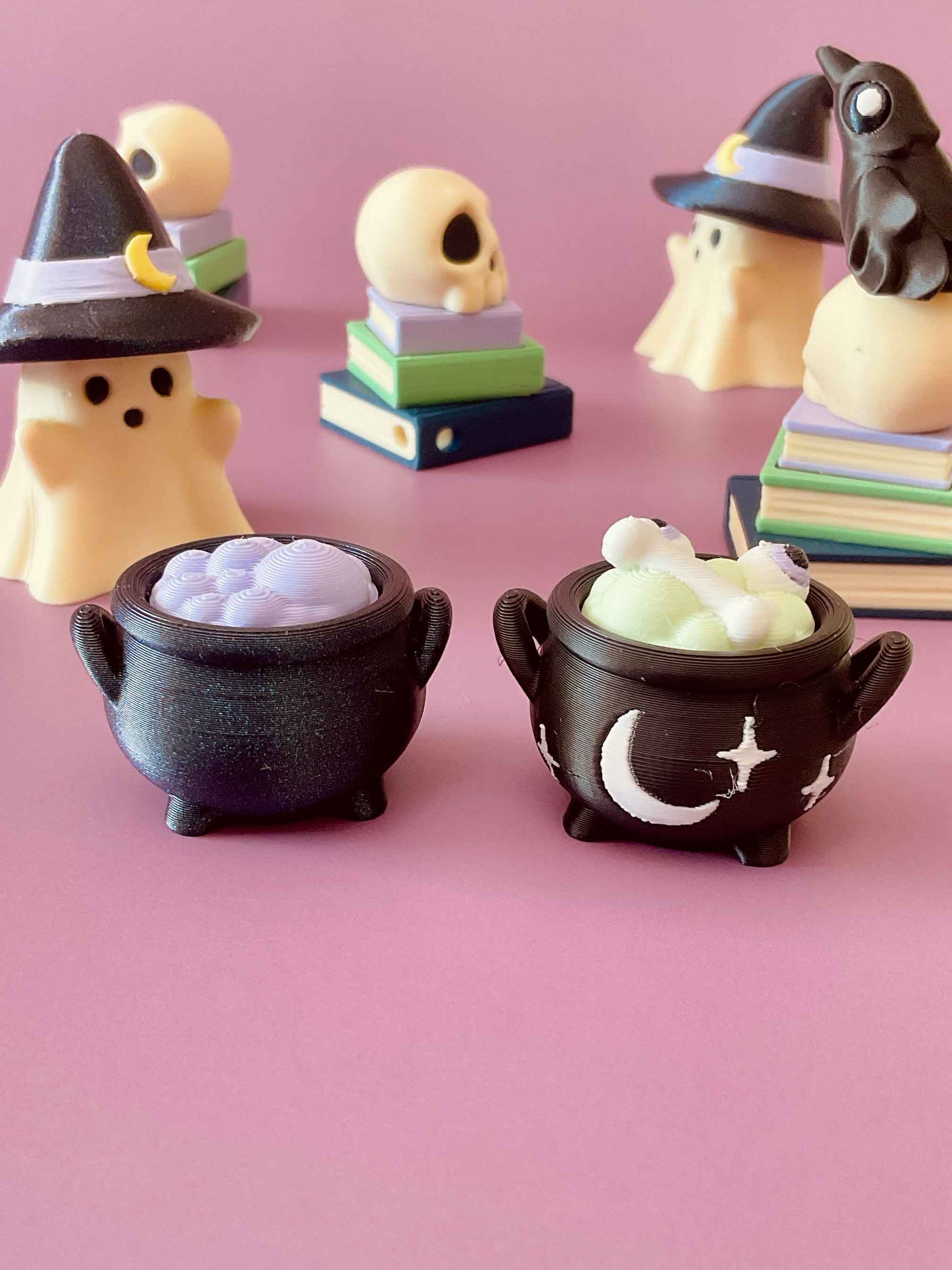 Witch Lair Clicker Keychain Fidget Toy Bundle 3d model