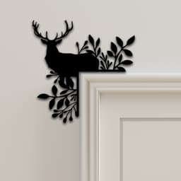 Deer Door Corner Decor 3d model