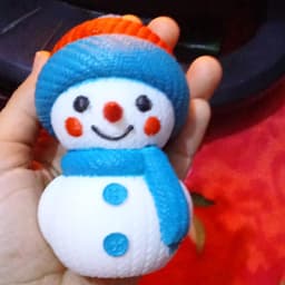 Knitty the Cozy Snowman 3d model