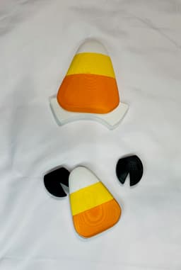 Magnetic Candy Corn Hat For Modular Cow Sign 3d model