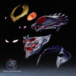 Yoshimitsu Helmet 3D Printer STL File 3d model