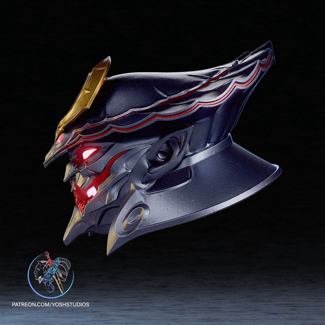 Yoshimitsu Helmet 3D Printer STL File 3d model