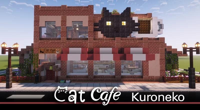 Minecraft Cat Cafe 3d model
