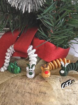 Flexi Reindeer Snake 3d model