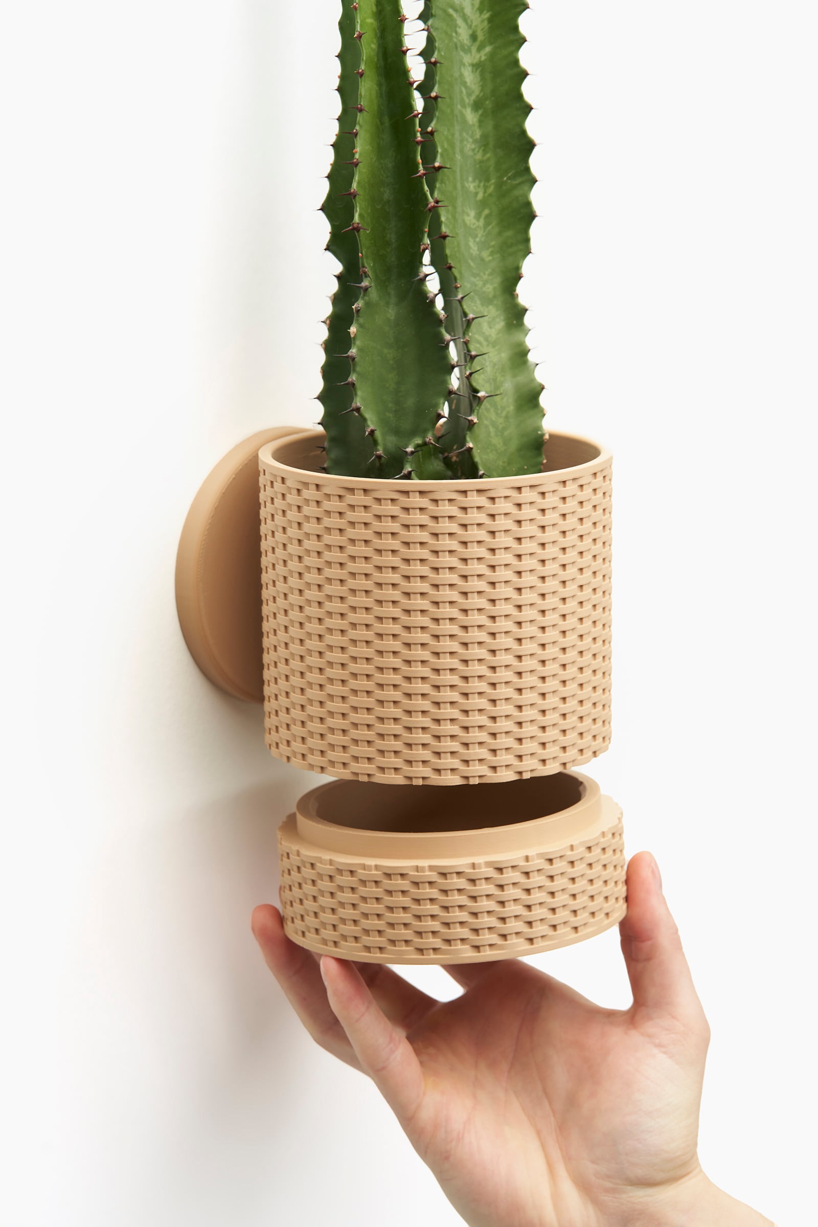 Basketweave Planter 3d model