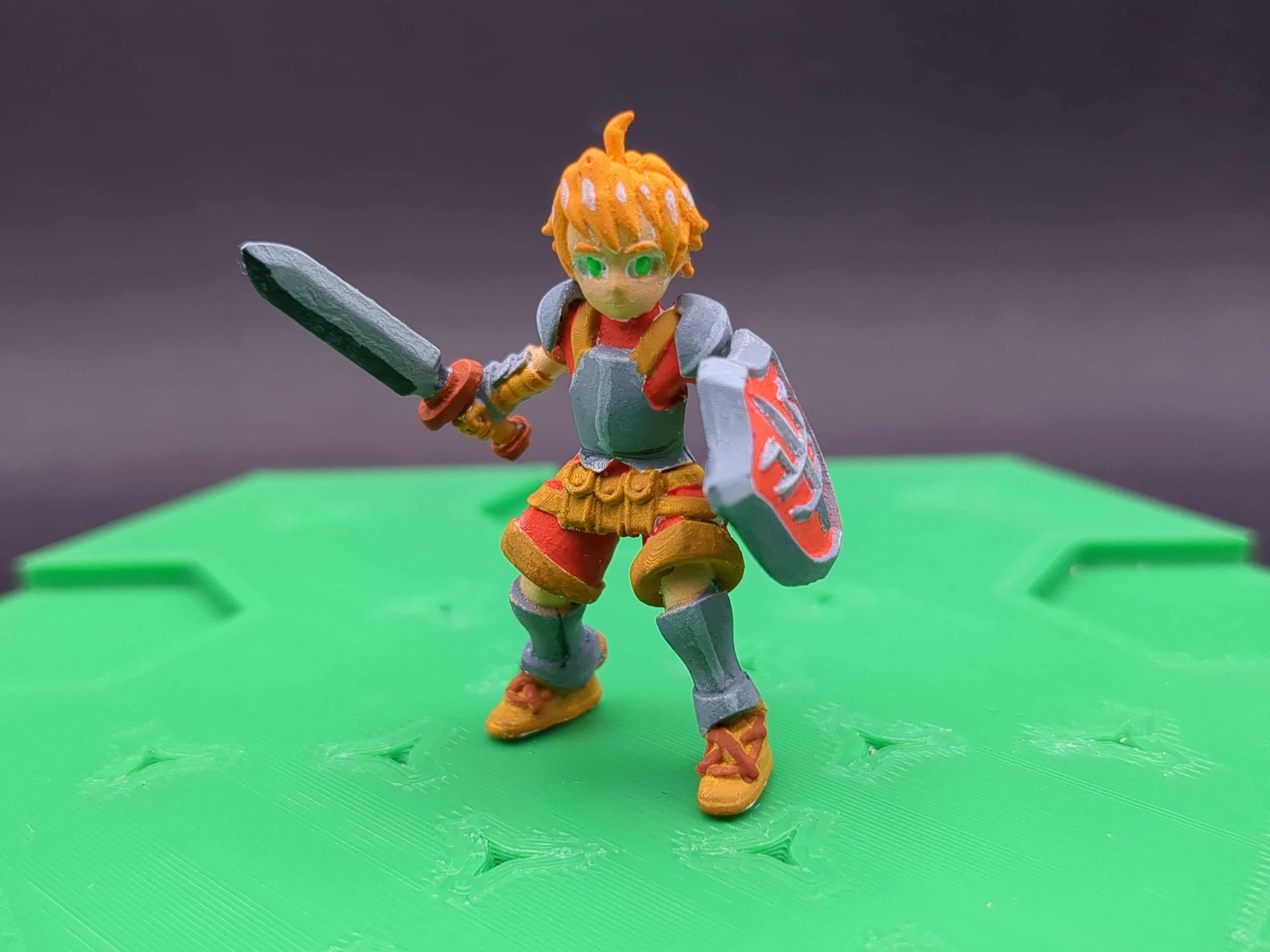 JRPG Warriors Miniatures Bundle 3d model