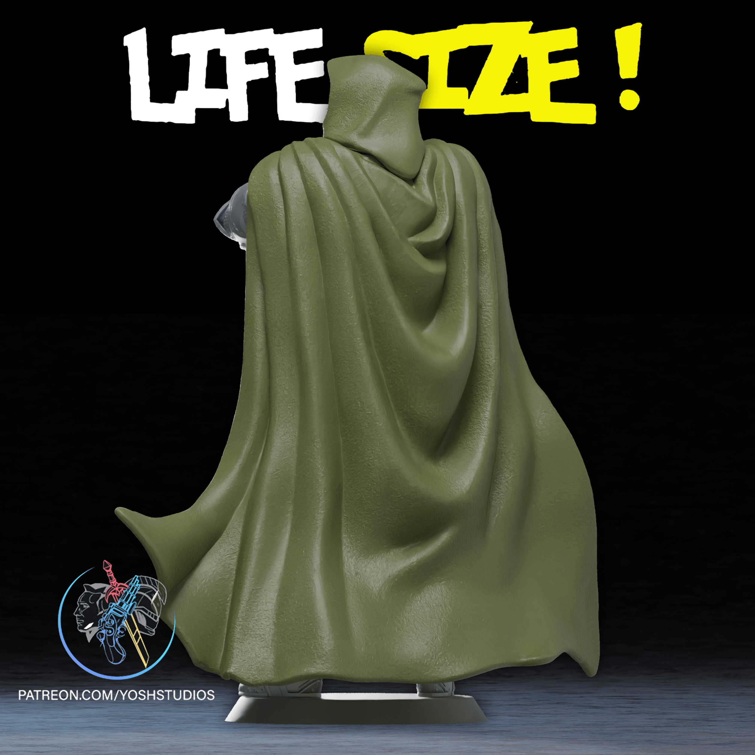 Life Size Dr Doom 3D Printer STL File 3d model