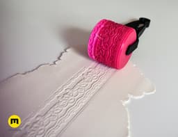 Texture Rollers Lace Patterns middle #1 3d model