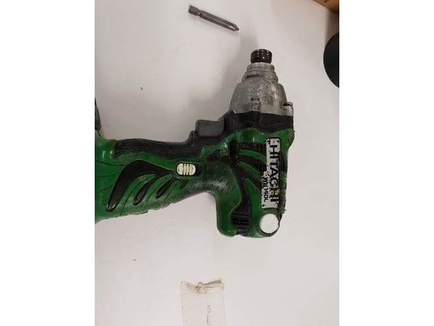 Hitachi Impact Driver brushing holder 3d model