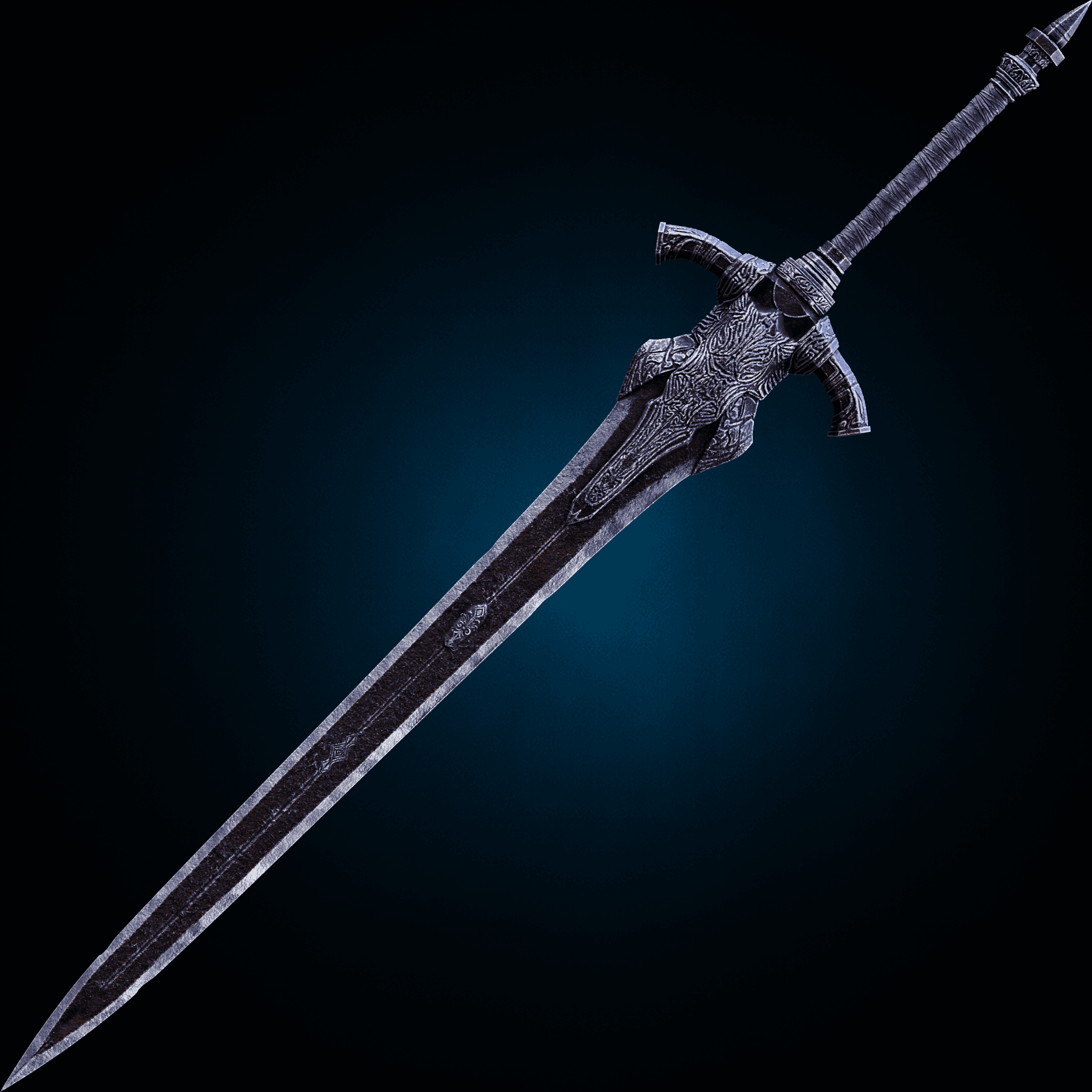 GREATSWORD OF ARTORIAS Life Size STL Fan Art Model 3d model
