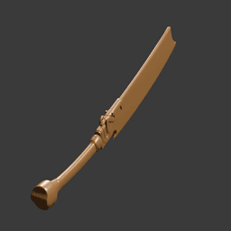 Titan Fang Swordaxe v2 3d model