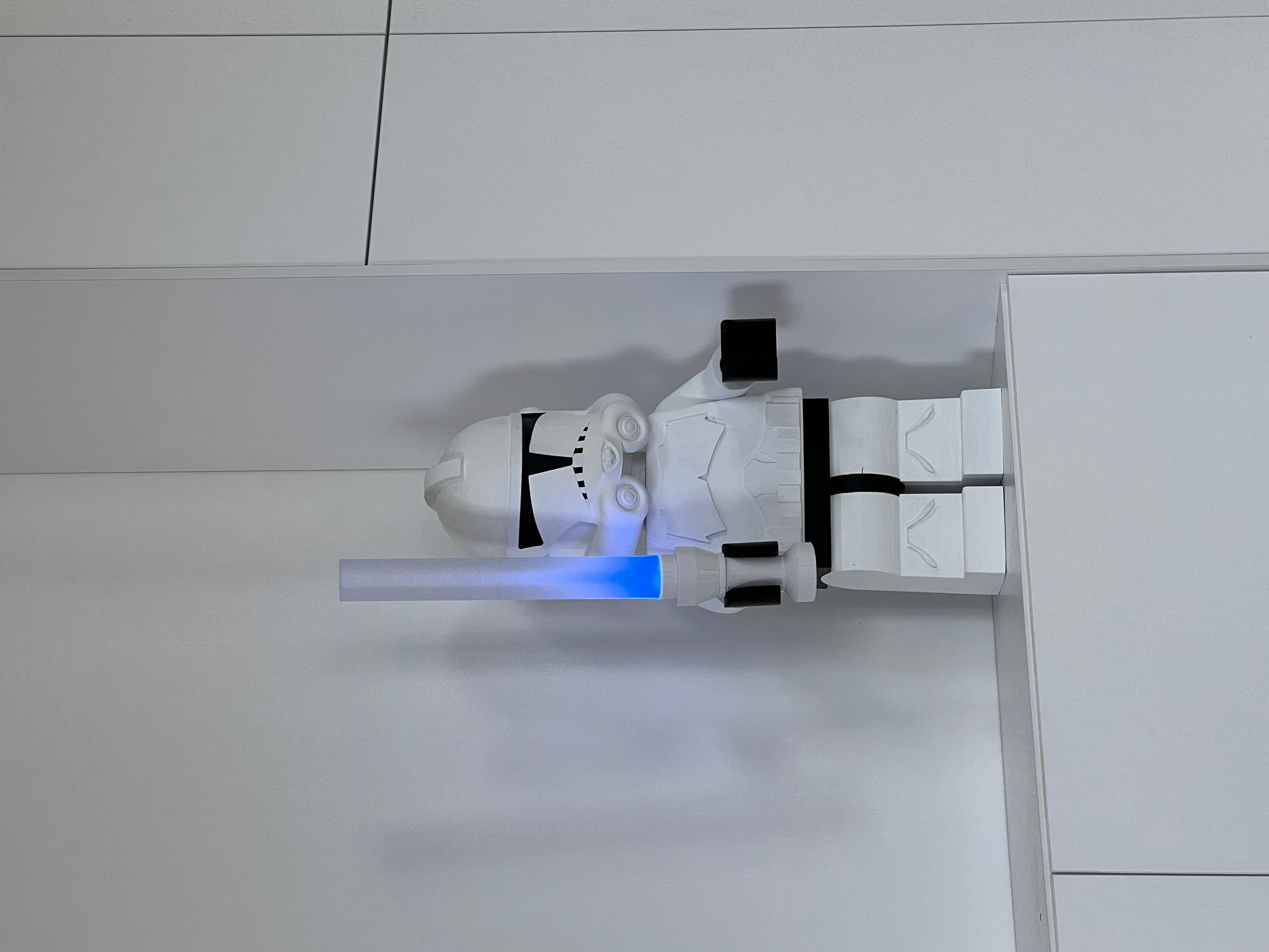 Stormtrooper Lego 3D Printable  - 1500% scaled - 3d model