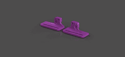 Adjustable Under-TV Hanging Mount For Soundbar 3d model