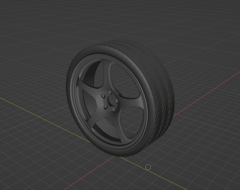 car_wheel.blend 3d model