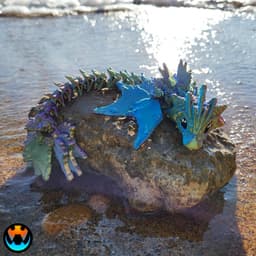 Baby Ocean Dragon 3d model