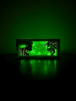Attack On Titan (Shingeki no Kyojin) - LED Lightbox - NO AMS NEEDED 3d model
