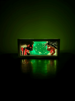 Attack On Titan (Shingeki no Kyojin) - LED Lightbox - NO AMS NEEDED 3d model
