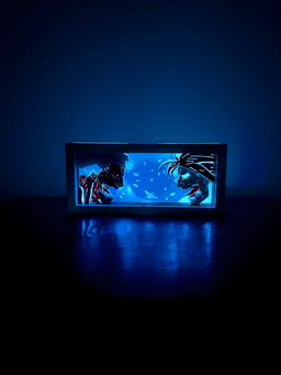 Attack On Titan (Shingeki no Kyojin) - LED Lightbox - NO AMS NEEDED 3d model