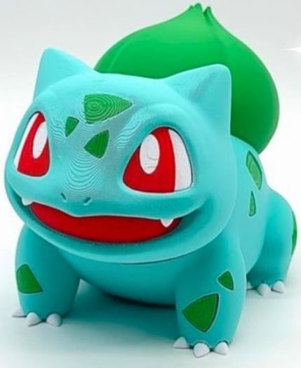 BULBASAUR BY COLORS 3d model