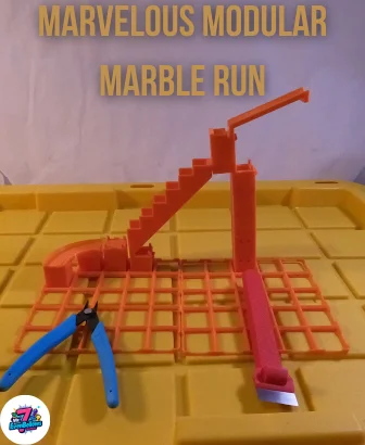 Mr. 7evenBellows' Marvelous Modular Marble Track 3d model