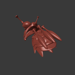 Fantasy Pauldrons with Skulls and Daggers 3d model