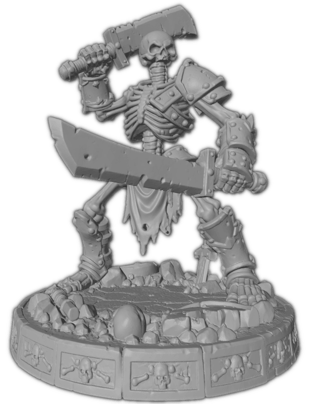 Skeleton Berserker.stl 3d model
