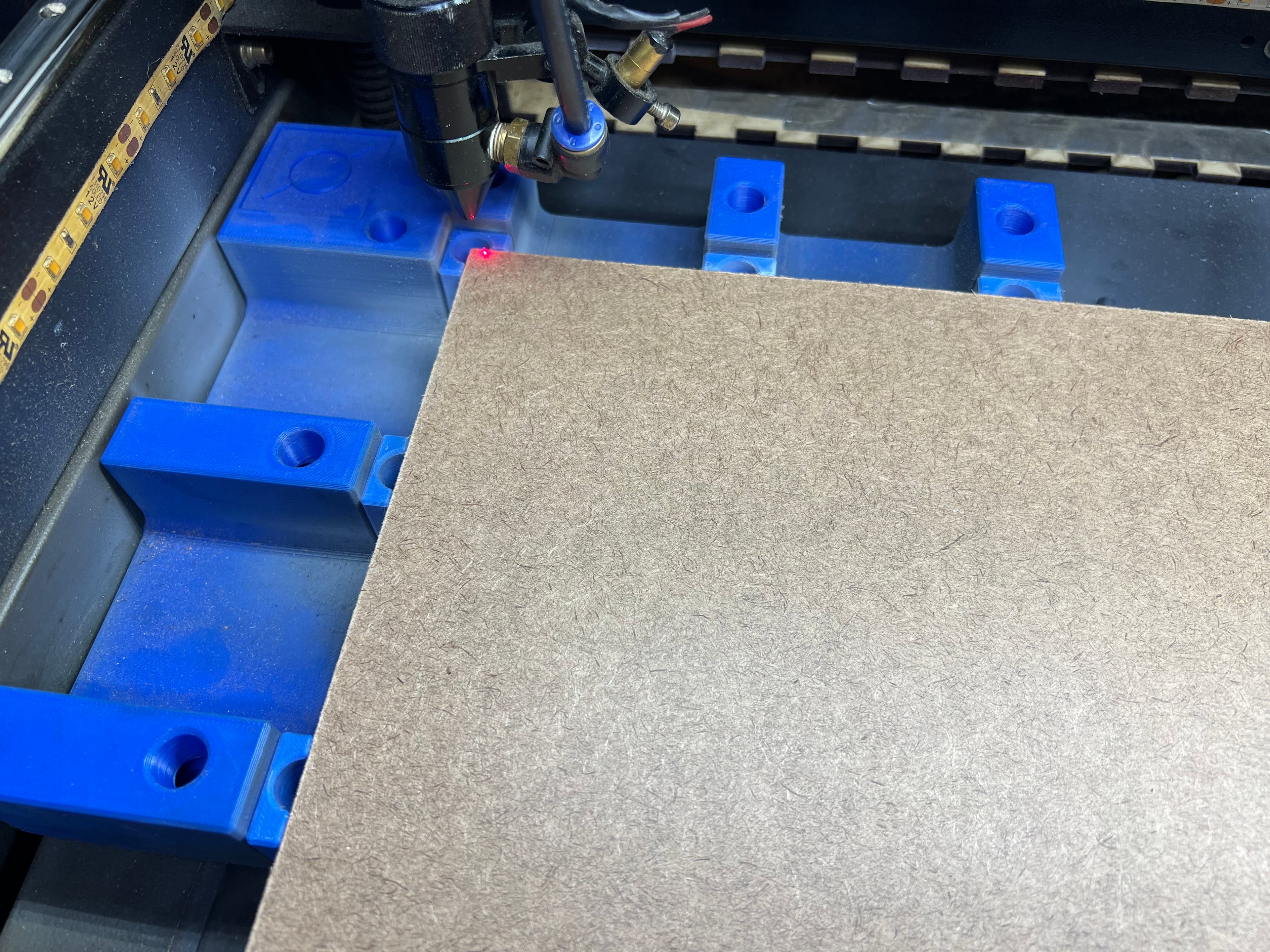 Laser Cutter Magnetic Square and Edge Standoffs 3d model