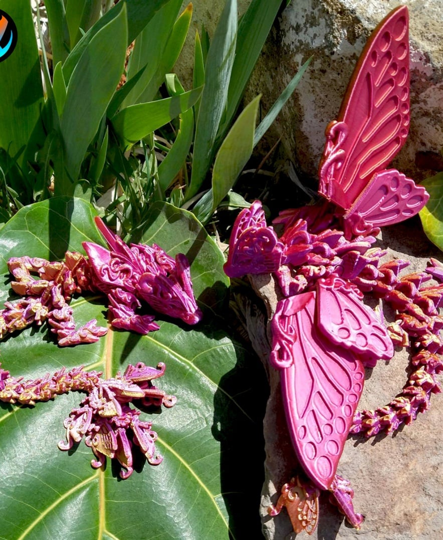 Butterfly Dragon 3d model