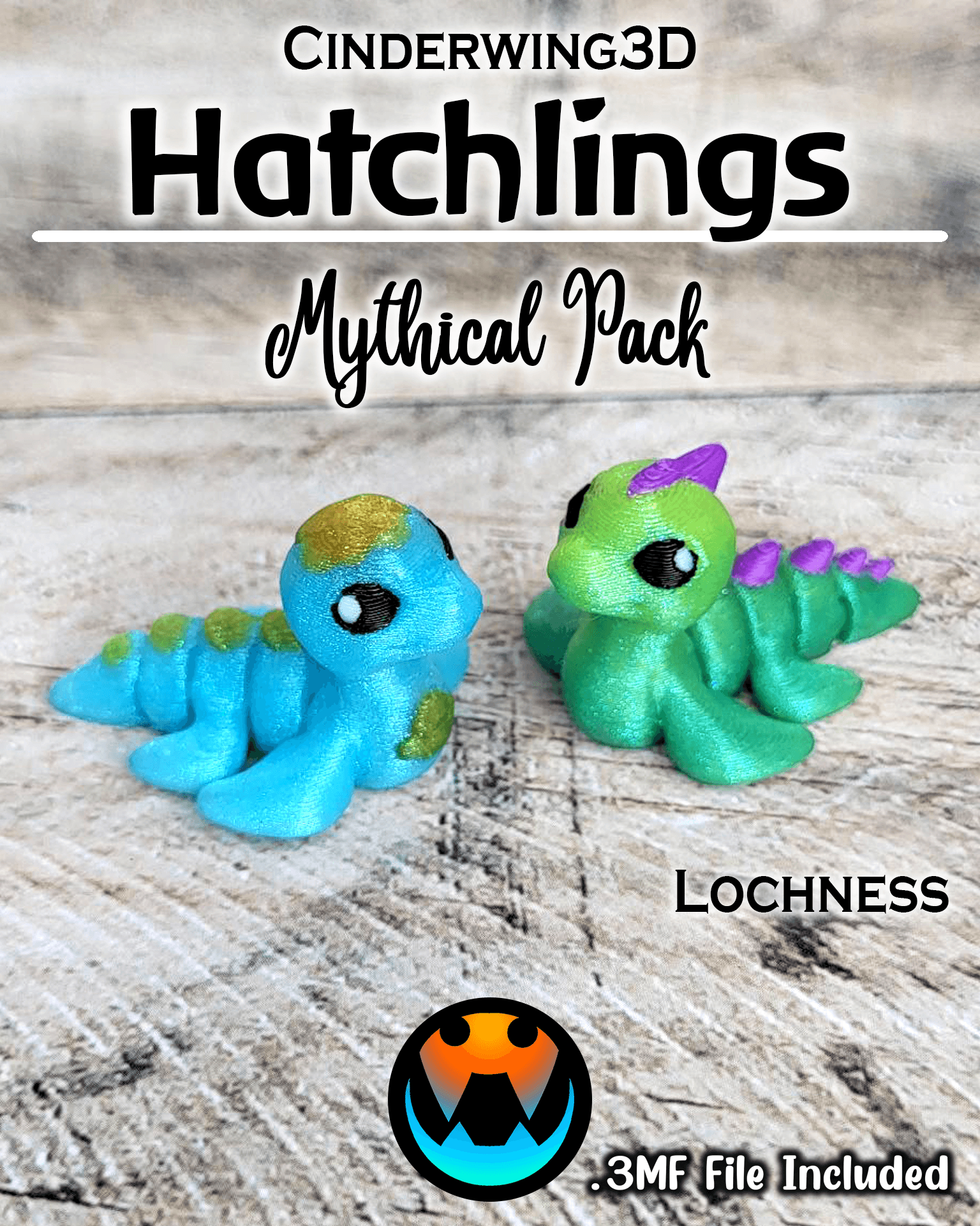 Loch Ness - Cinder Hatchling 3d model