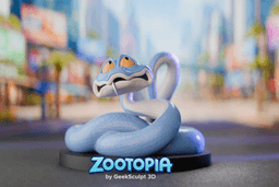 Gary De'Snake Zootopia Collectible Figurine 3d model