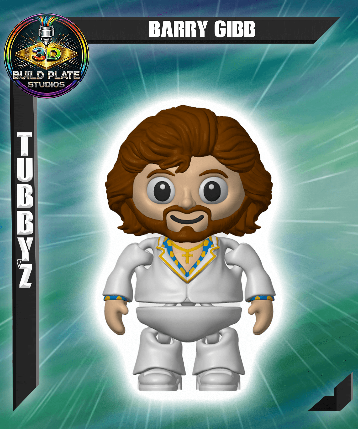 MusicThe Beegees Barry Gibb.3mf 3d model