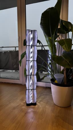 Beta version tall modular lamp 3d model