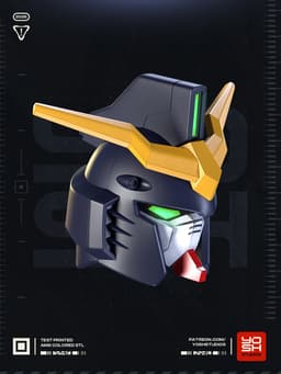 Mecha DeathScythe Helmet 3D Printer STL File 3d model