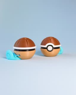 Squirtle Ball Fidget Clicker Keychain 3d model