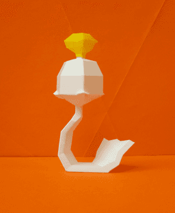 Chimecho Low Poly Pokemon 3d model