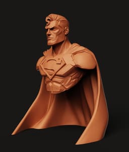 Superman Heroic Bust | Man of Steel Statue | DC Comics Superhero 3D Print 3d model