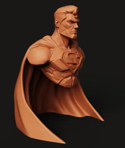 Superman Heroic Bust | Man of Steel Statue | DC Comics Superhero 3D Print 3d model
