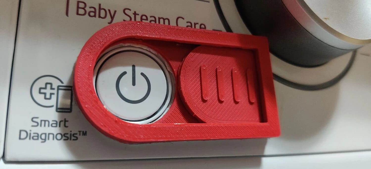 20mm childlock for a button 3d model