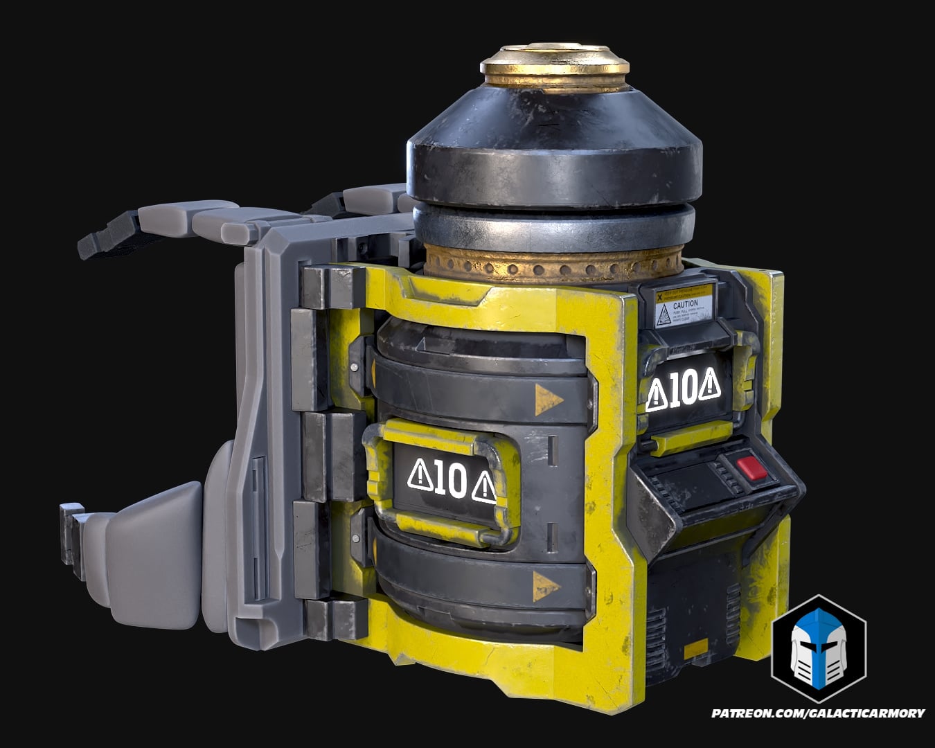 HD2 - Hellbomb Backpack - 3D Print Files 3d model
