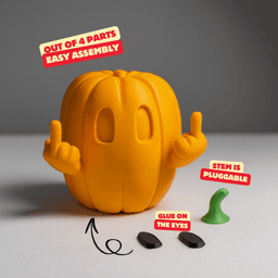 CHEEKY & RUDE PUMPKINS ARTICULATED / HALLOWEENDECOR / TOY / KIDS 3d model
