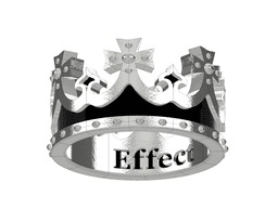Crown Ring 16号 3d model